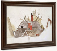 Red Chimneys By Charles Demuth Fine Art Print 2