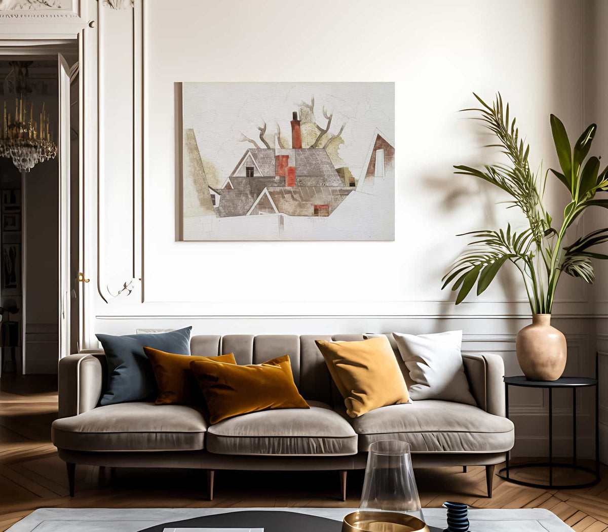 Red Chimneys By Charles Demuth Fine Art Print 2