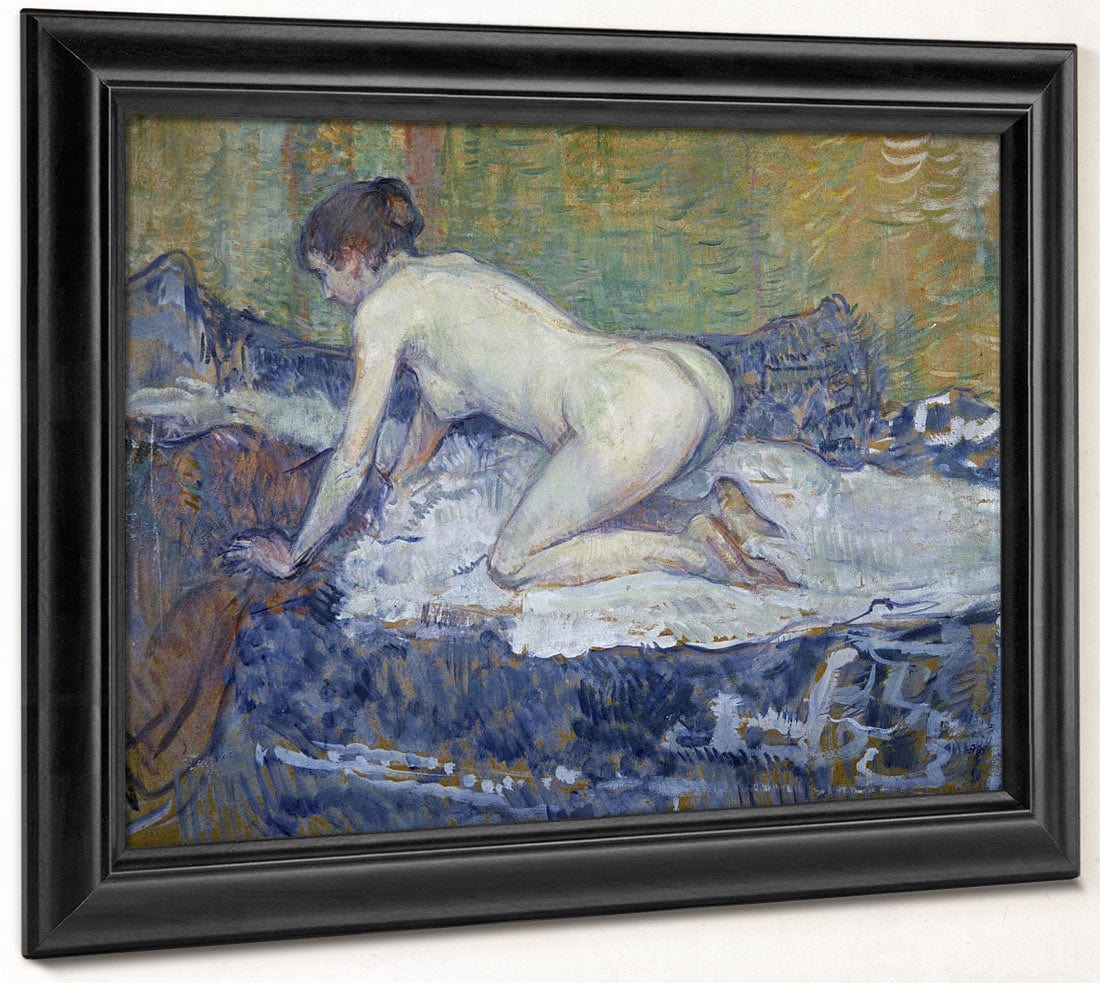 Red Headed Nude Crouching By Henri Marie Raymond De Toulouse Lautrec Monfa Fine Art Print 2