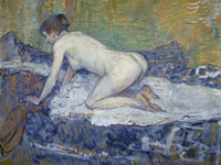 Red Headed Nude Crouching By Henri Marie Raymond De Toulouse Lautrec Monfa Fine Art Print 2