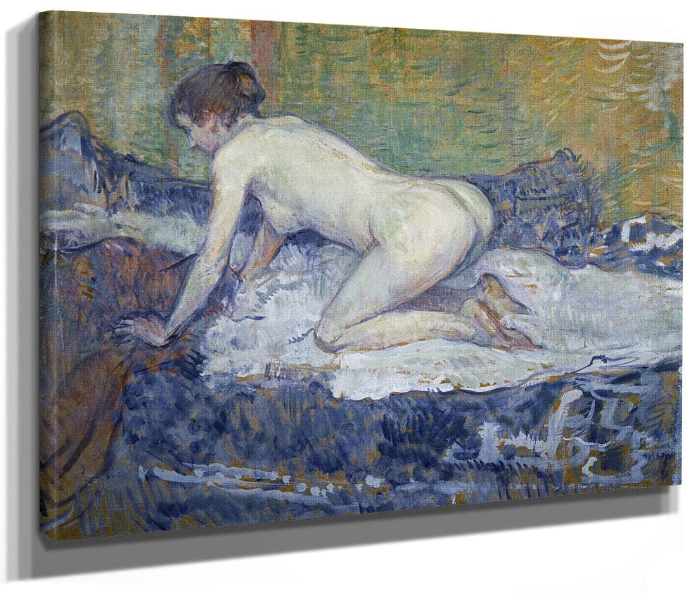 Red Headed Nude Crouching By Henri Marie Raymond De Toulouse Lautrec Monfa Fine Art Print 2