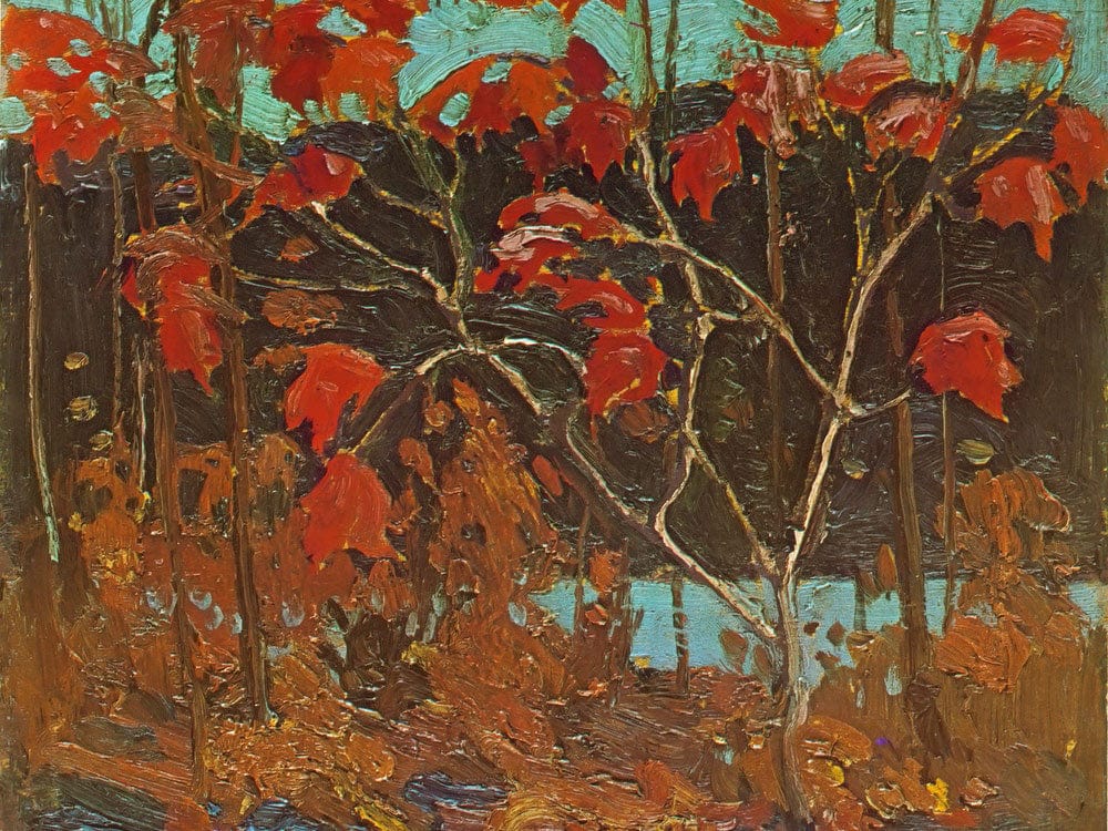 Red Leaves By Tom Thomson Fine Art Print 2
