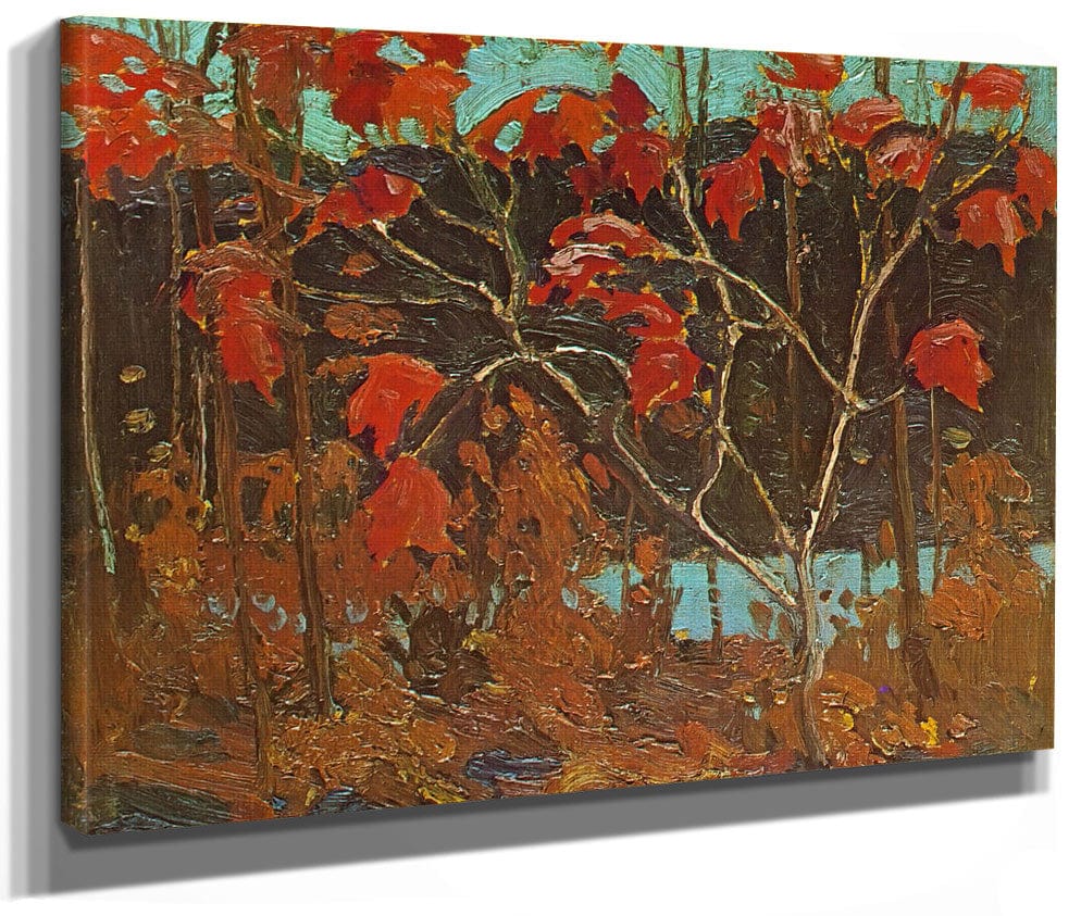 Red Leaves By Tom Thomson Fine Art Print 2