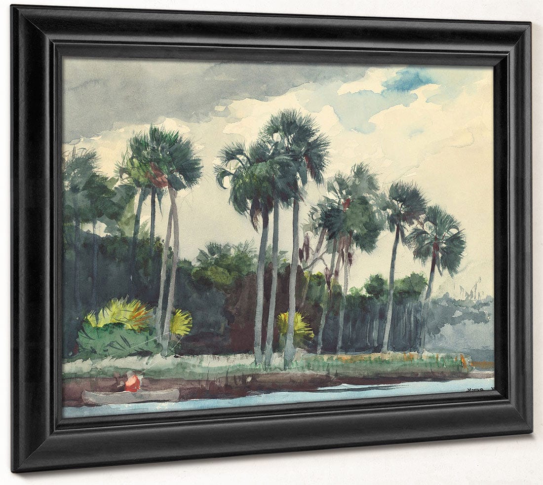 Red Shirt, Homosassa, Florida By Winslow Homer Fine Art Print 2
