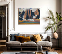 Reflections Garibaldi Park By Fh Varley Fine Art Print 2