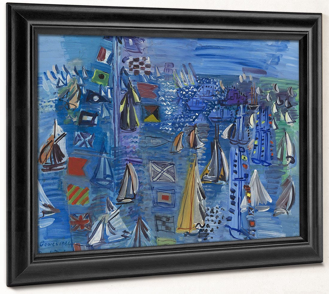 Regatta At Cowes By Raoul Dufy Fine Art Print 2