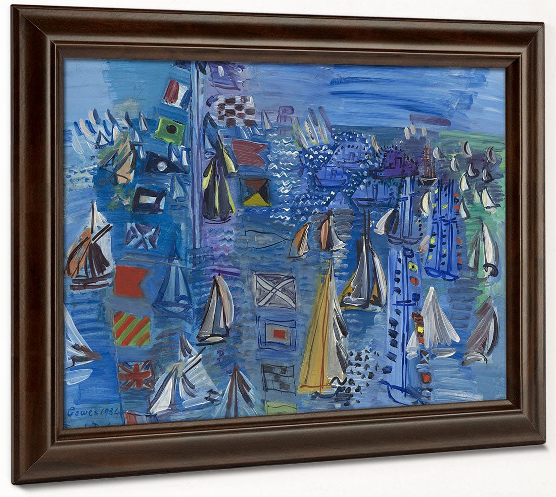 Regatta At Cowes By Raoul Dufy Fine Art Print 2
