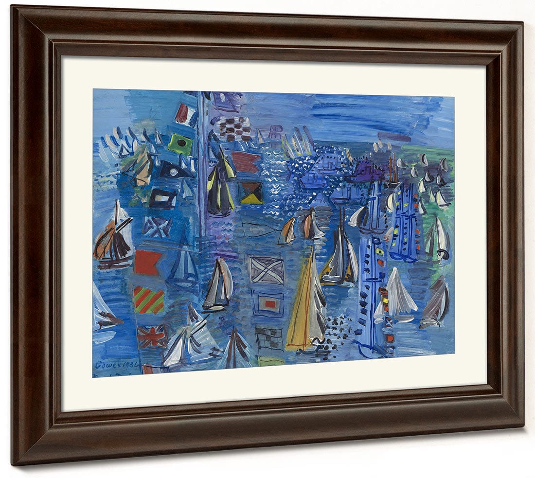 Regatta At Cowes By Raoul Dufy Fine Art Print 2