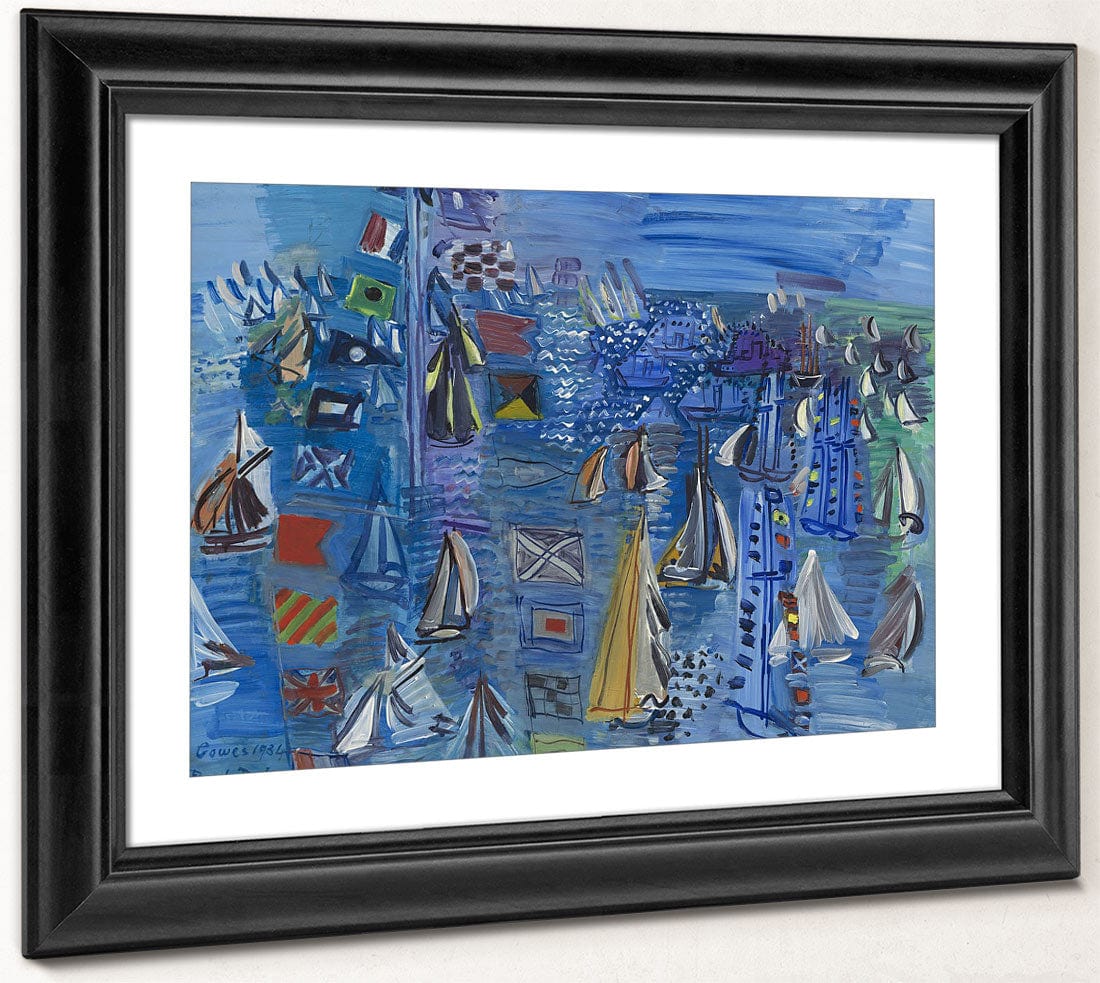 Regatta At Cowes By Raoul Dufy Fine Art Print 2