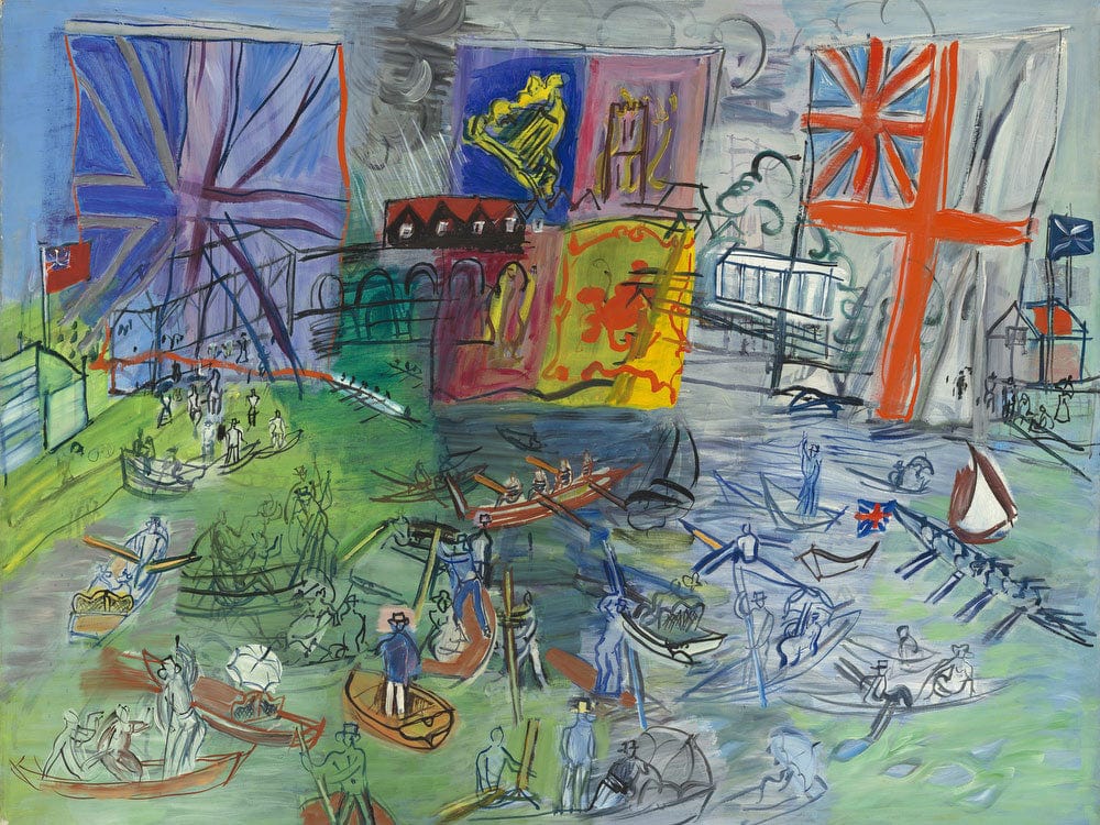 Regatta At Henley By Raoul Dufy Fine Art Print 2