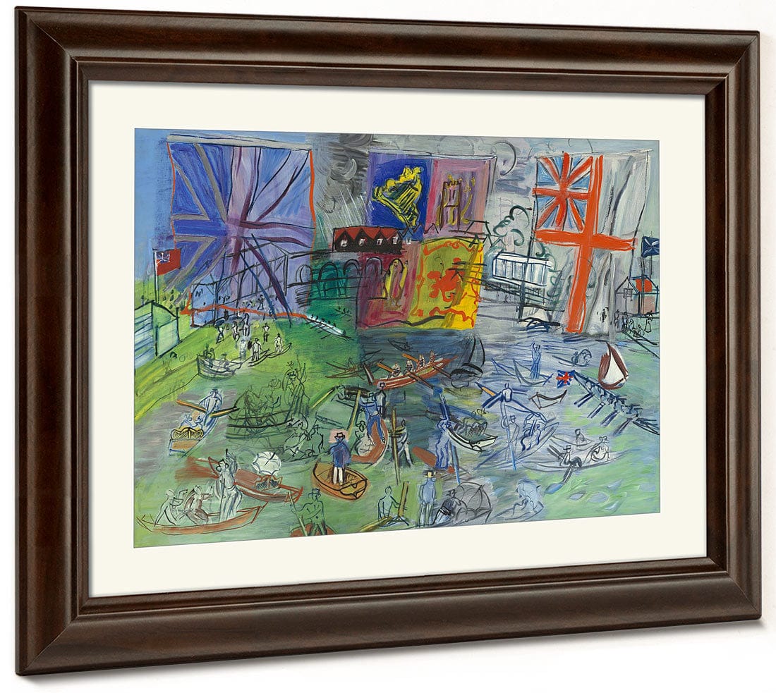 Regatta At Henley By Raoul Dufy Fine Art Print 2