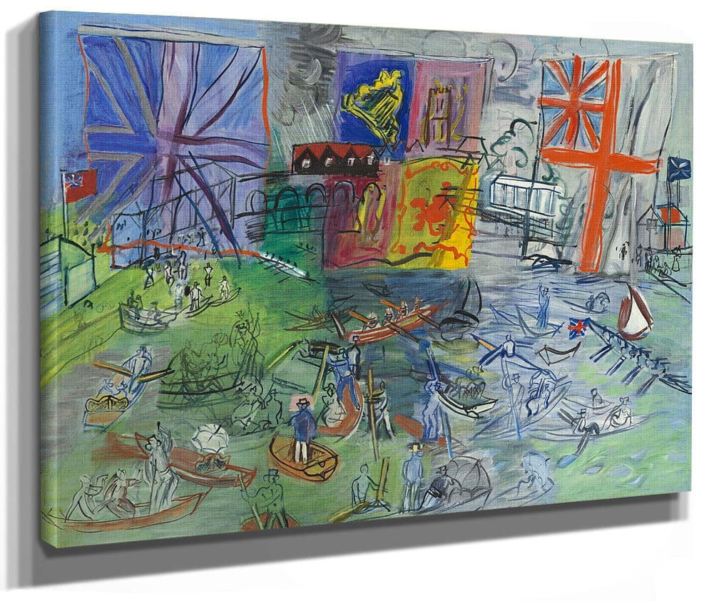 Regatta At Henley By Raoul Dufy Fine Art Print 2
