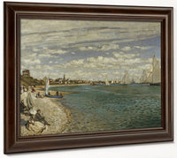 Regatta At Sainte Adresse By Claude Monet Fine Art Print 2