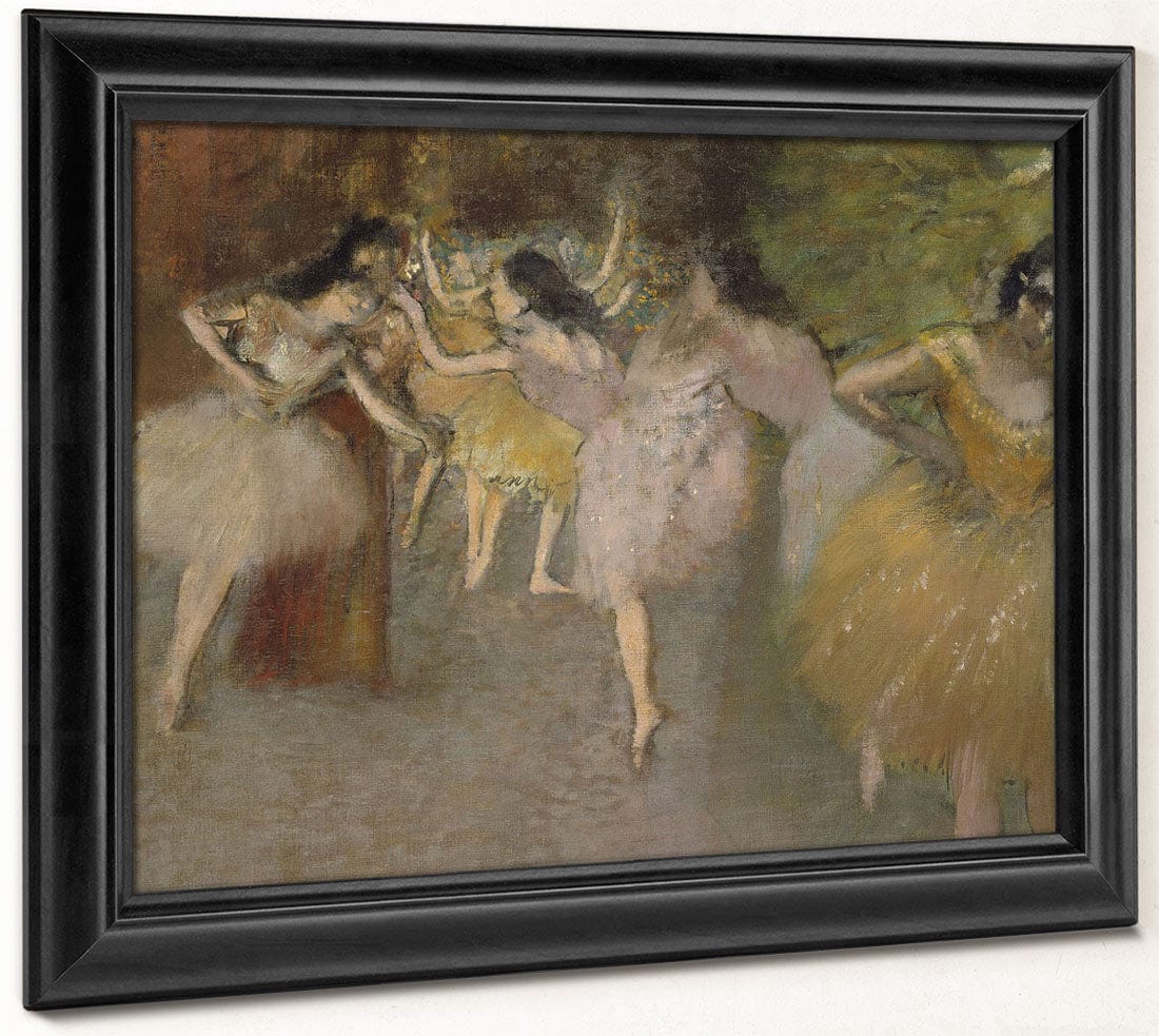 Rehearsal Before The Ballet By Edgar Degas Fine Art Print 2