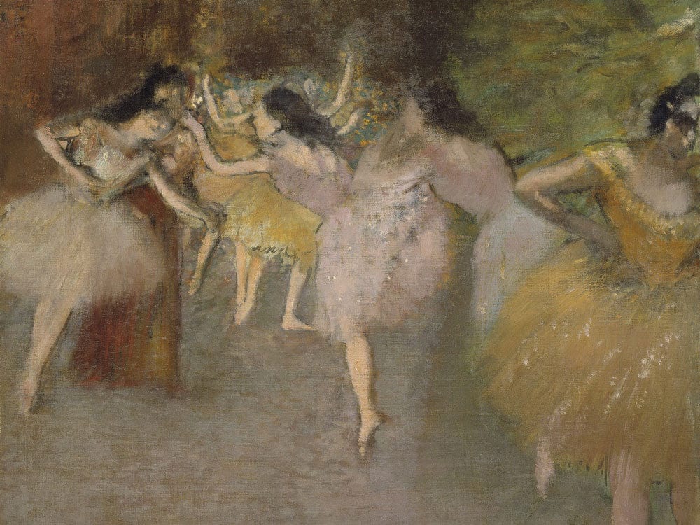 Rehearsal Before The Ballet By Edgar Degas Fine Art Print 2