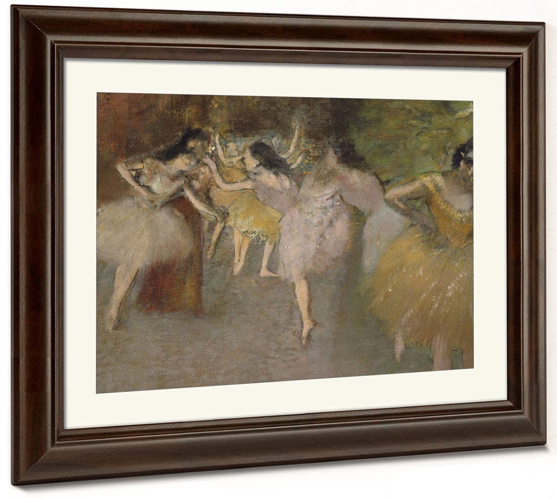 Rehearsal Before The Ballet By Edgar Degas Fine Art Print 2