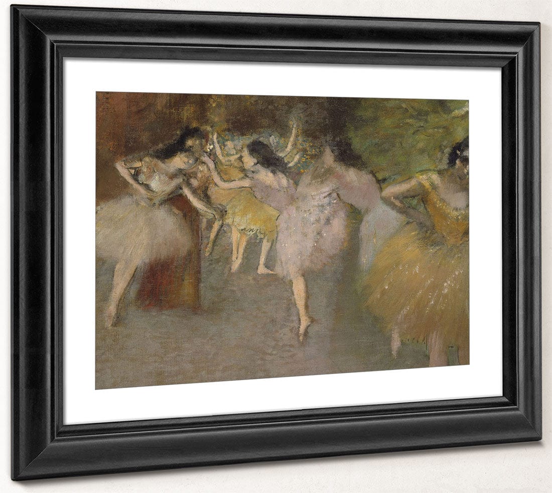 Rehearsal Before The Ballet By Edgar Degas Fine Art Print 2