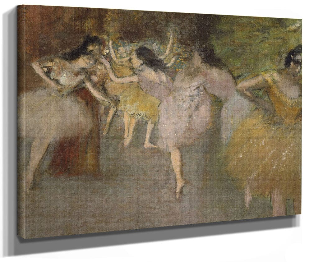 Rehearsal Before The Ballet By Edgar Degas Fine Art Print 2