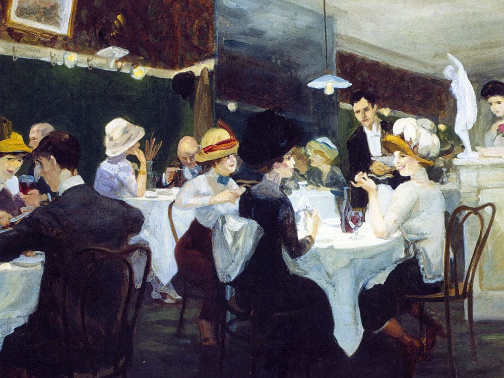 Renganeschi's Saturday Night 1912 By John Sloan Fine Art Print 2