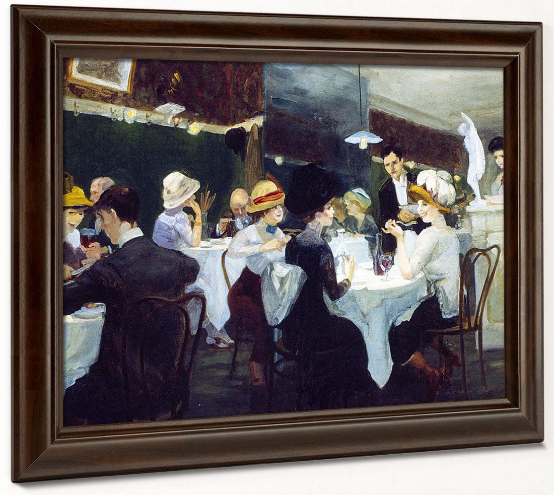 Renganeschi's Saturday Night 1912 By John Sloan Fine Art Print 2