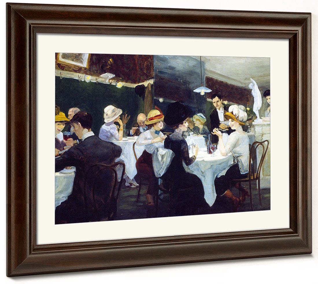 Renganeschi's Saturday Night 1912 By John Sloan Fine Art Print 2