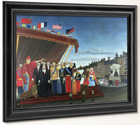 Representatives Of The Forces Greeting The Republic As A Sign Of Peace By Henri Julien Felix Rousseau Fine Art Print 2