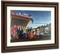 Representatives Of The Forces Greeting The Republic As A Sign Of Peace By Henri Julien Felix Rousseau Fine Art Print 2