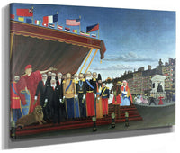 Representatives Of The Forces Greeting The Republic As A Sign Of Peace By Henri Julien Felix Rousseau Fine Art Print 2