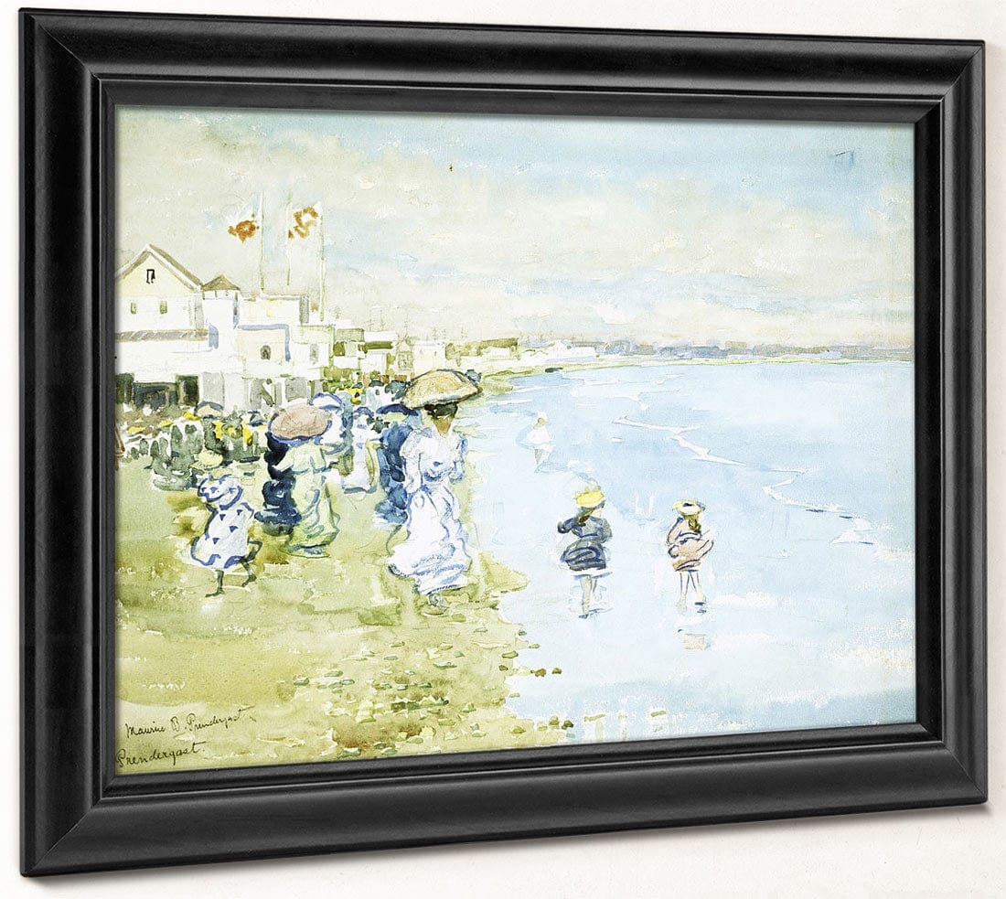 Revere Beach, Boston By Maurice Brazil Prendergast Fine Art Print 2