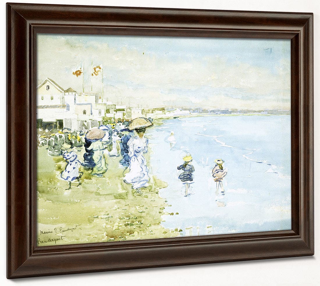 Revere Beach, Boston By Maurice Brazil Prendergast Fine Art Print 2