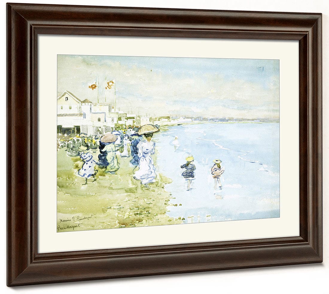 Revere Beach, Boston By Maurice Brazil Prendergast Fine Art Print 2