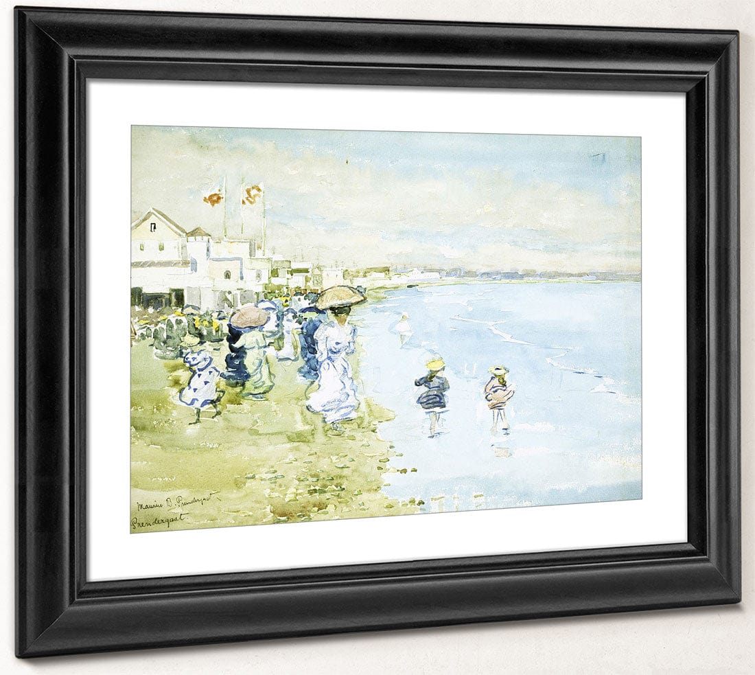 Revere Beach, Boston By Maurice Brazil Prendergast Fine Art Print 2