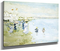 Revere Beach, Boston By Maurice Brazil Prendergast Fine Art Print 2