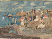 Revere Beach By Maurice Brazil Prendergast Fine Art Print 2