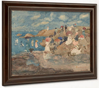 Revere Beach By Maurice Brazil Prendergast Fine Art Print 2