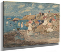 Revere Beach By Maurice Brazil Prendergast Fine Art Print 2