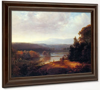 River By View By With By Hunters By And By Dogs By Thomas By Doughty Fine Art Print 2