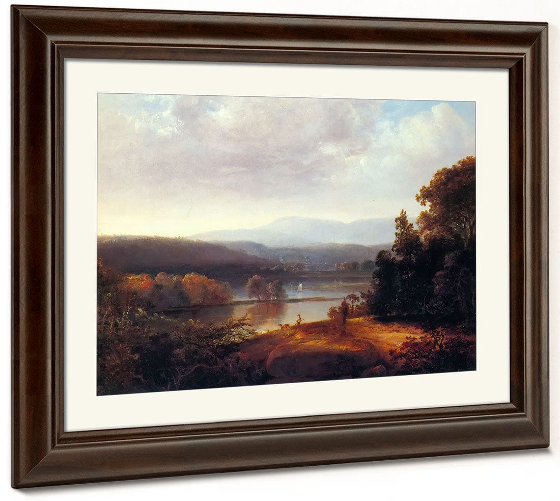 River By View By With By Hunters By And By Dogs By Thomas By Doughty Fine Art Print 2