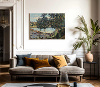 River Landscape By Armand Guillaumin Fine Art Print 2