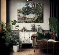 River Landscape By Armand Guillaumin Fine Art Print 2