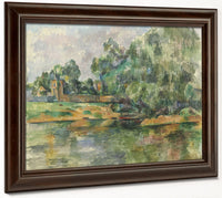 Riverbank By Paul Cezanne Fine Art Print 2