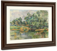 Riverbank By Paul Cezanne Fine Art Print 2