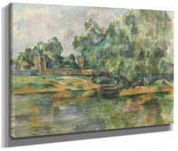 Riverbank By Paul Cezanne Fine Art Print 2