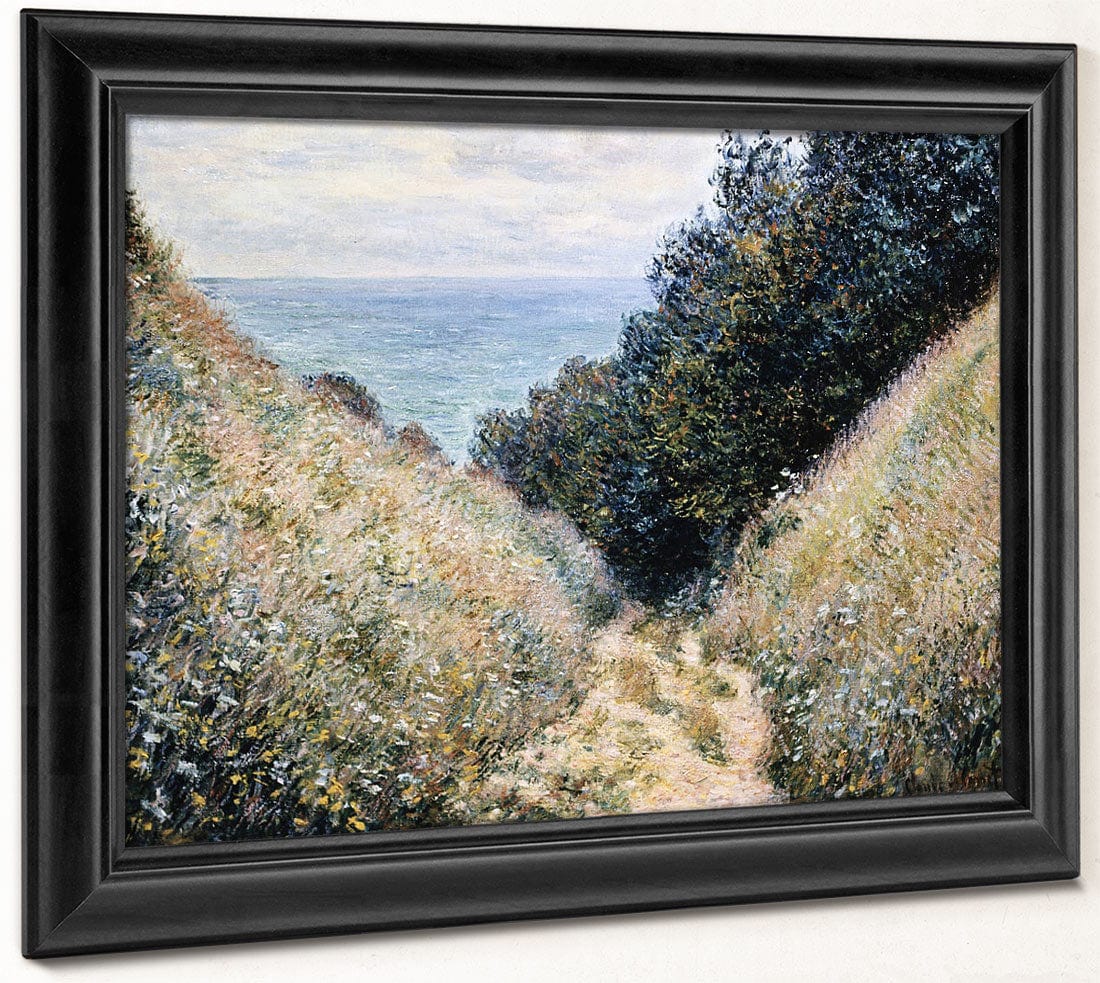 Road At La Cavee, Pourville By Claude Monet Fine Art Print 2