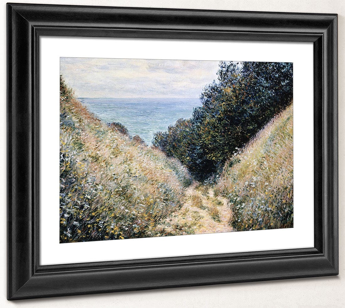 Road At La Cavee, Pourville By Claude Monet Fine Art Print 2