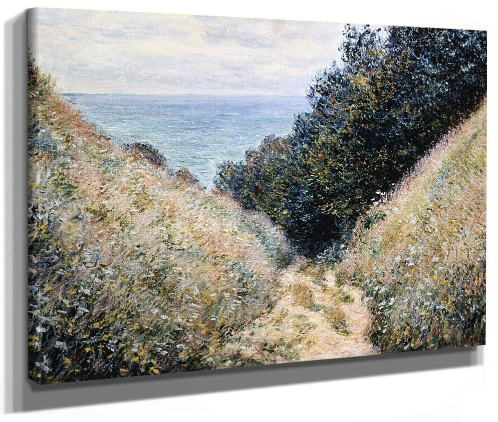 Road At La Cavee, Pourville By Claude Monet Fine Art Print 2