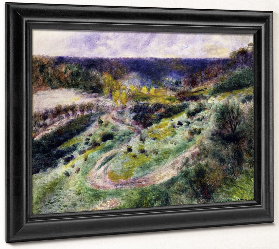 Road At Wargemont 1 By Pierre Auguste Renoir Fine Art Print 2