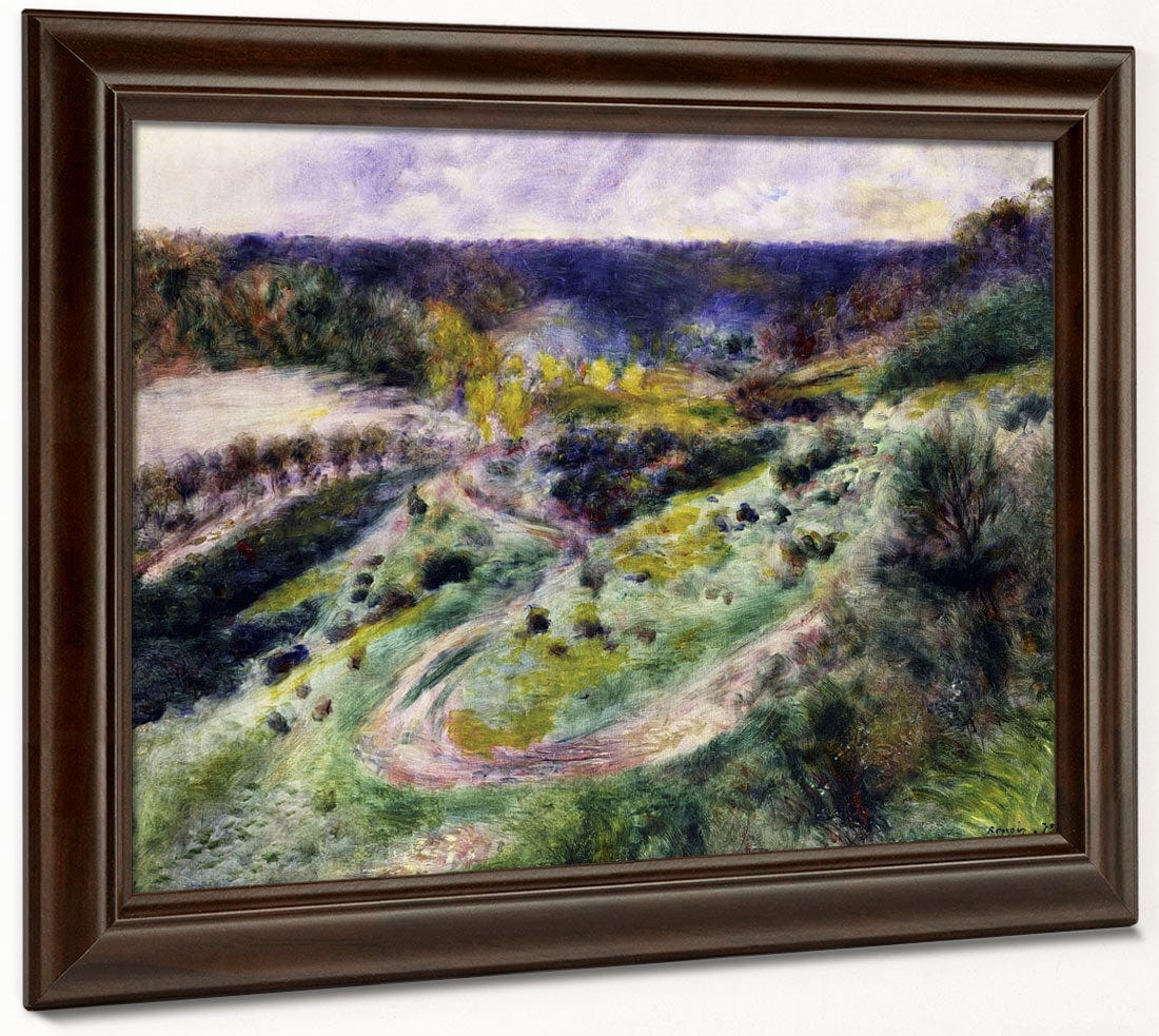 Road At Wargemont 1 By Pierre Auguste Renoir Fine Art Print 2