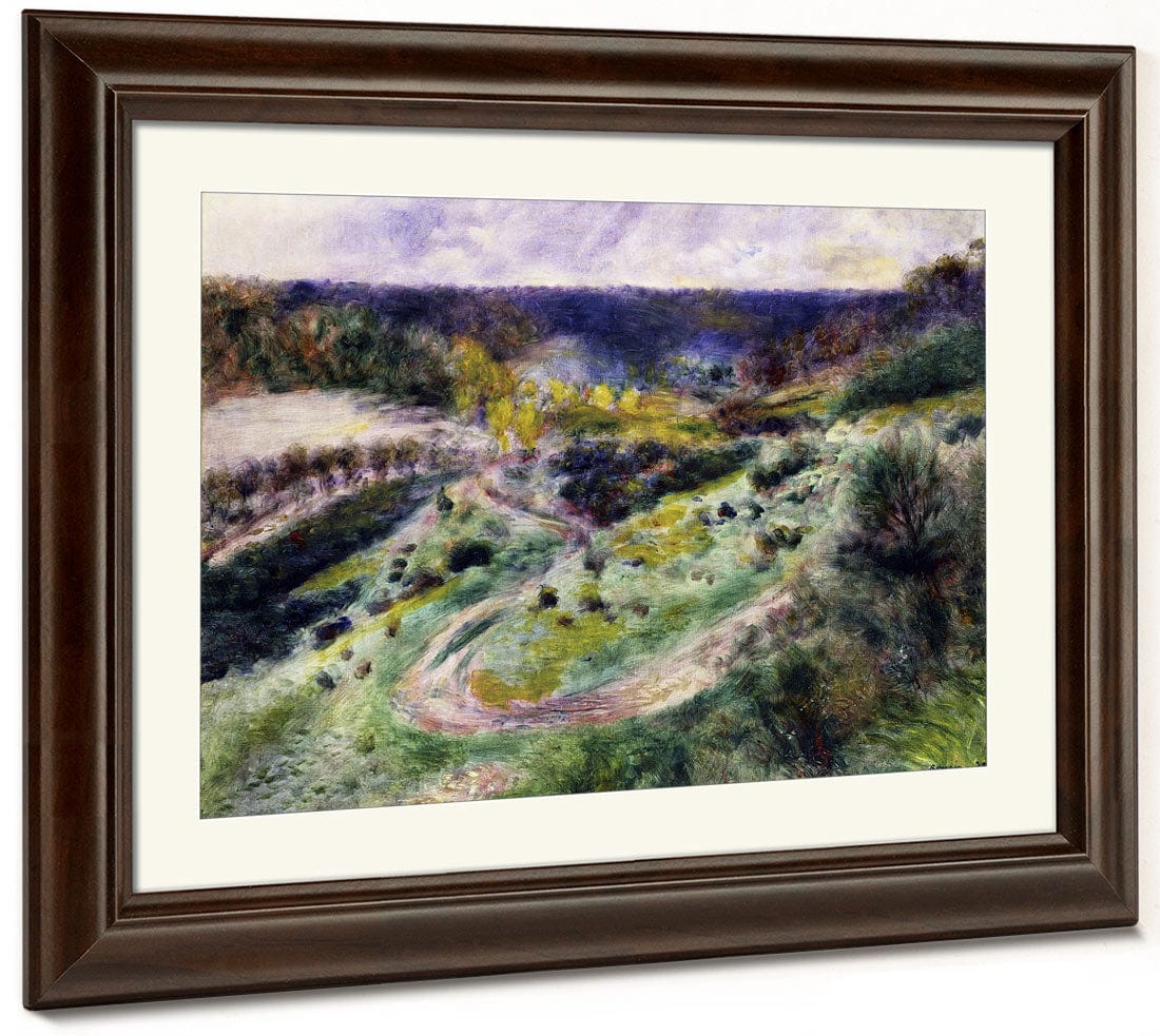 Road At Wargemont 1 By Pierre Auguste Renoir Fine Art Print 2