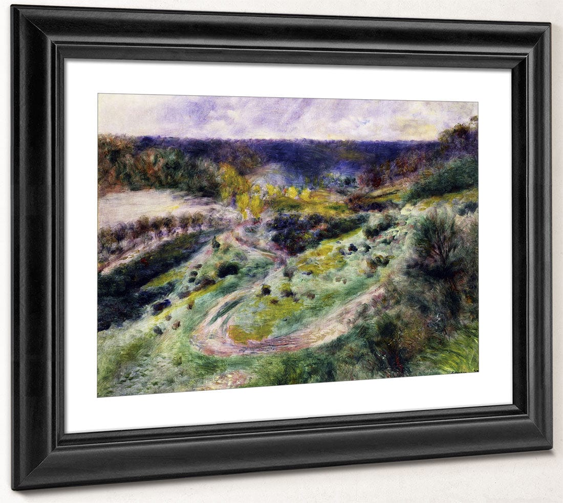 Road At Wargemont 1 By Pierre Auguste Renoir Fine Art Print 2